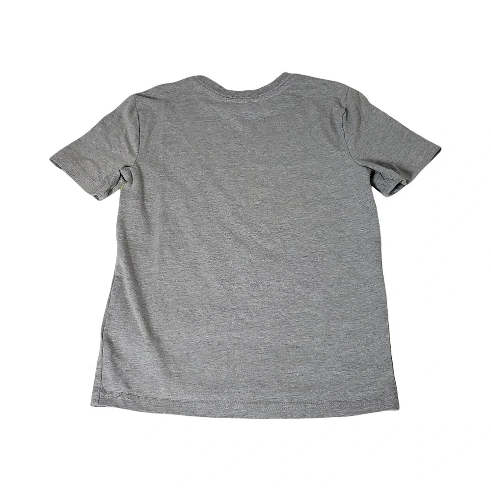 Tommy Bahama Boys Gray T-Rex Boombox Graphic Tee Shirt Size M 7/8